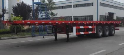 DongFeng 3-Axle Flat Bed Semi-trailer