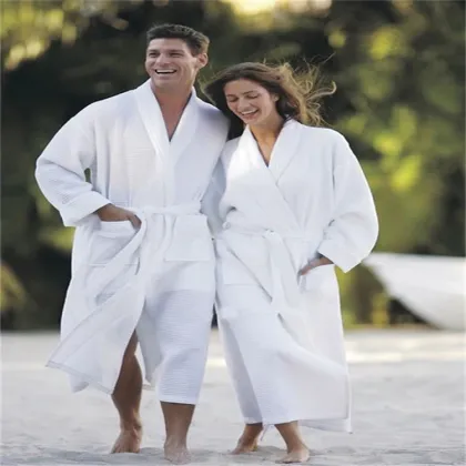 cotton waffle robe lightweight spa waffle robe