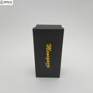 Top And Bottom Black Paper Box For Glasses