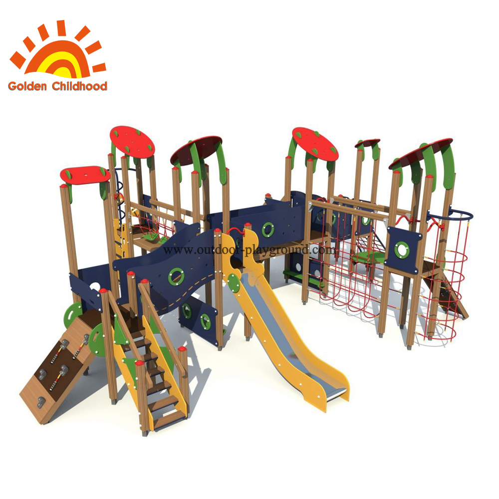 Hpl Multiply Outdoor Playground Panel Climbing Slide