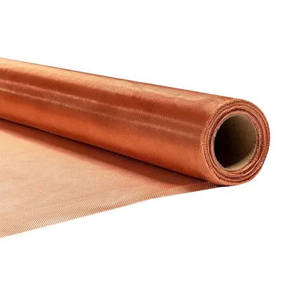 Stainless steel 304 316L Braided copper wire mesh 20 mesh braided copper wire mesh