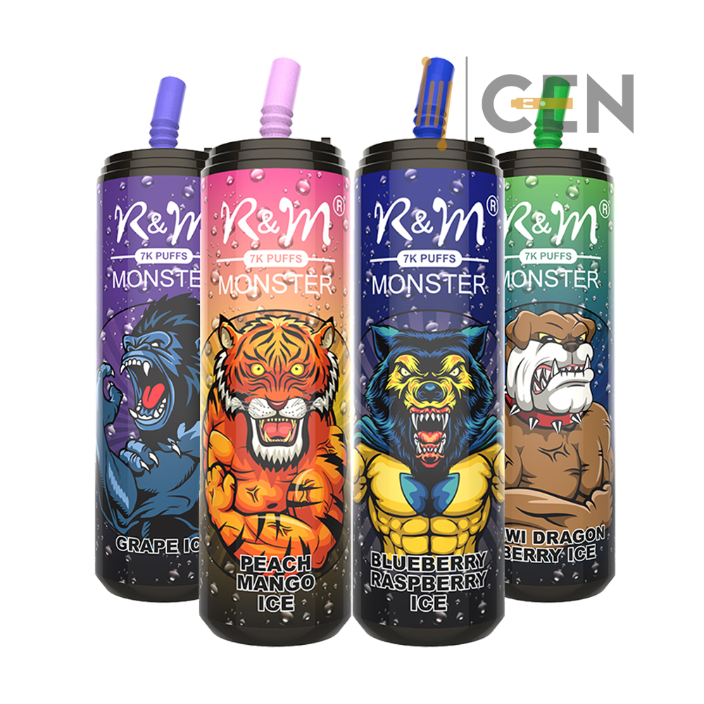 R&M Monster 7000 puffs All Flavors Device