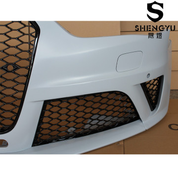 Upgrade Car Bumper Kit for Audi A4 2013-2016 - RS4 Front Bumper with Grille and Lip