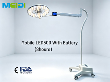 Supporto mobile LED lampada chirurgica Shadowless Messa a fuoco elettronica