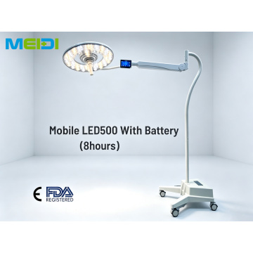 Stand Mobile LED Surgical Shadowless Lamp Electronic Focusing