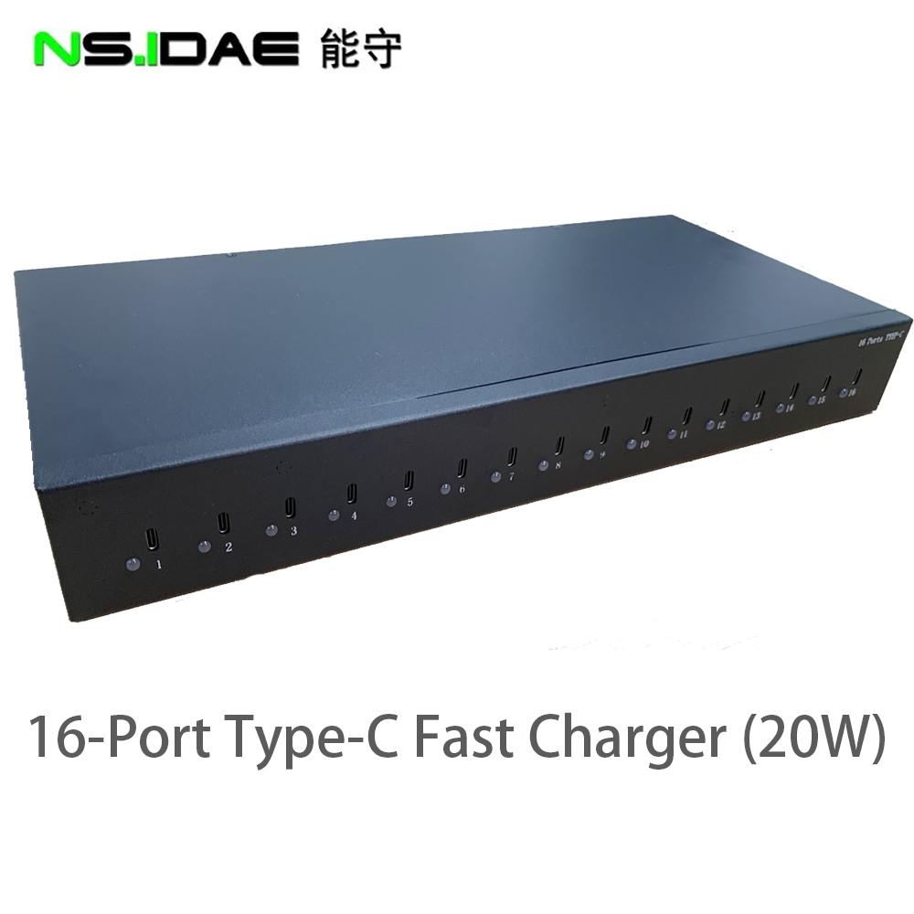 16-poorts A-Port Cabinet Type Charger