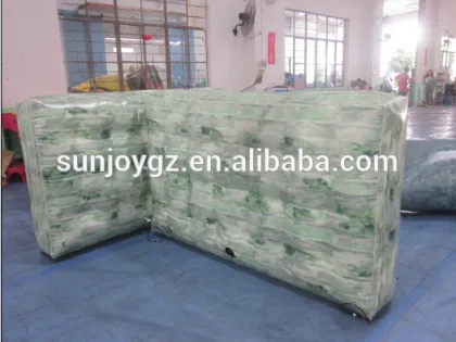 Cheap Price 30pcs Inflatable camouflage Shooting Paintball Bunker speedball for Outdoor
