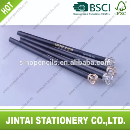 Golden Metal Crown pencil