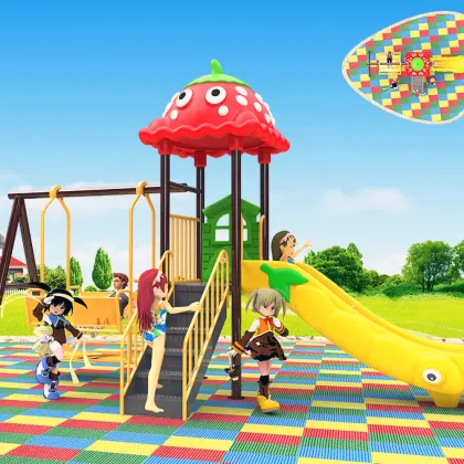 Playful Ventures: Vibrant Outdoor Playground Equipment - 76 Pipes Kids Slides for Exciting Playtime