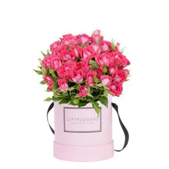 Fresh flower case luxury cardboard packaging with inner