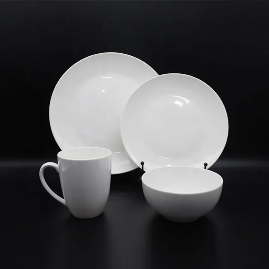 Wholesale 16pcs color galzed ceramic