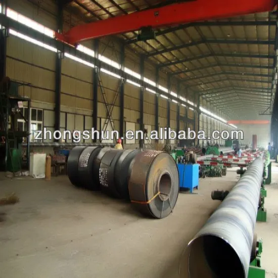 SSAW steel pipe EN10219-S275J0H standard use for structure