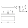 Wall Mounted Waterfall Tub Spout