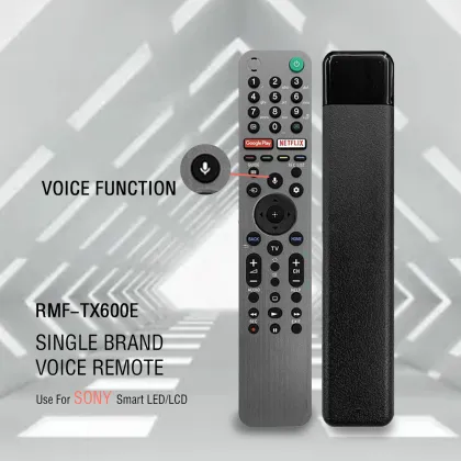 Sony Bravia 4K HD RMF-TX600E Voice Smart TV Remote for XBR-75X850G XBR-65X950G KD-98Z9G
