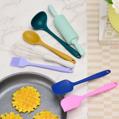 Silicone Kitchen Utensils Set Heat-Resistant Cooking Tools