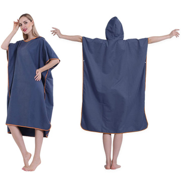 Mikrofaser -Surfwechslung von Roben mit Kapuze -Strand -Poncho -Handtuch