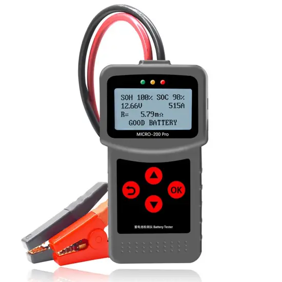 Car Battery Load Tester MICRO-200 pro 40-2000CCA 220AH 12/24V Automotive Digital Analyzer Car Quick Cranking Charging Diagnostic