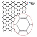 Malha de arame hexagonal revestido e galvanizado em PVC