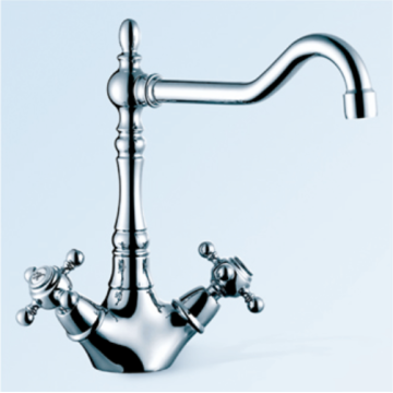 Victoria Dual Hand Handle Basin Tap ○