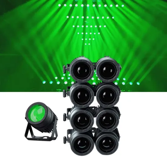 Waterproof IP65 8x60W LED Par Can Light DMX 4In1 Zoom for DJ Disco Parties