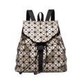 Novo Backpack Geométrico Backpack Back Feminino Aluno Backpack Moda Moda Backpack Bag