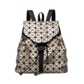 New geometric Diamond backpack bag female folding student backpack fashion casual backpack bag