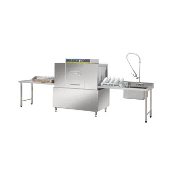 Commercial Restaurant And Canteen Dish Washing Machine Exit Table Type Dishwasher Machine Price For Sale