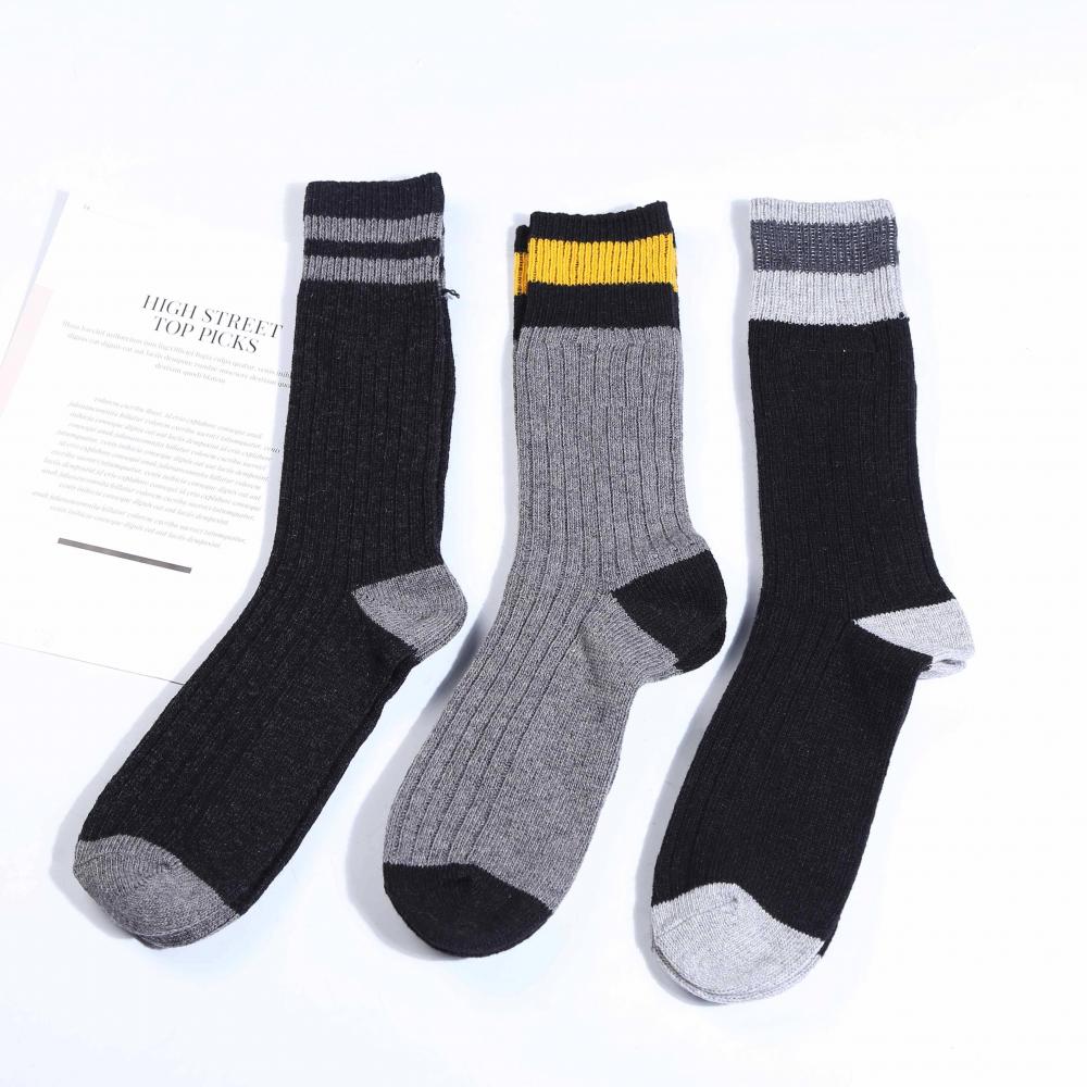 Chaussettes chaudes épaisses pour hommes chaussettes en acrylique