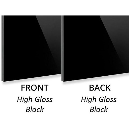 Aluminum Composite Panel 3MM HighGloss Black PE Core