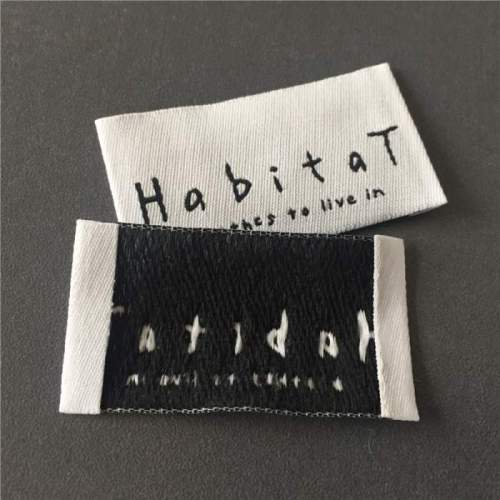 High Density Woven Main Label Soft Edge