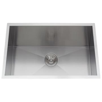High Grade Stainless Steel 304 Single Drainer Handmade Rectangular Bowl Kitchen Sink