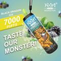 Vape descartável barato R&amp;M Monster 7000 Puffs