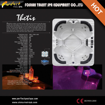 Luxury Outdoor Whirlpool for 4 Person - Thetis