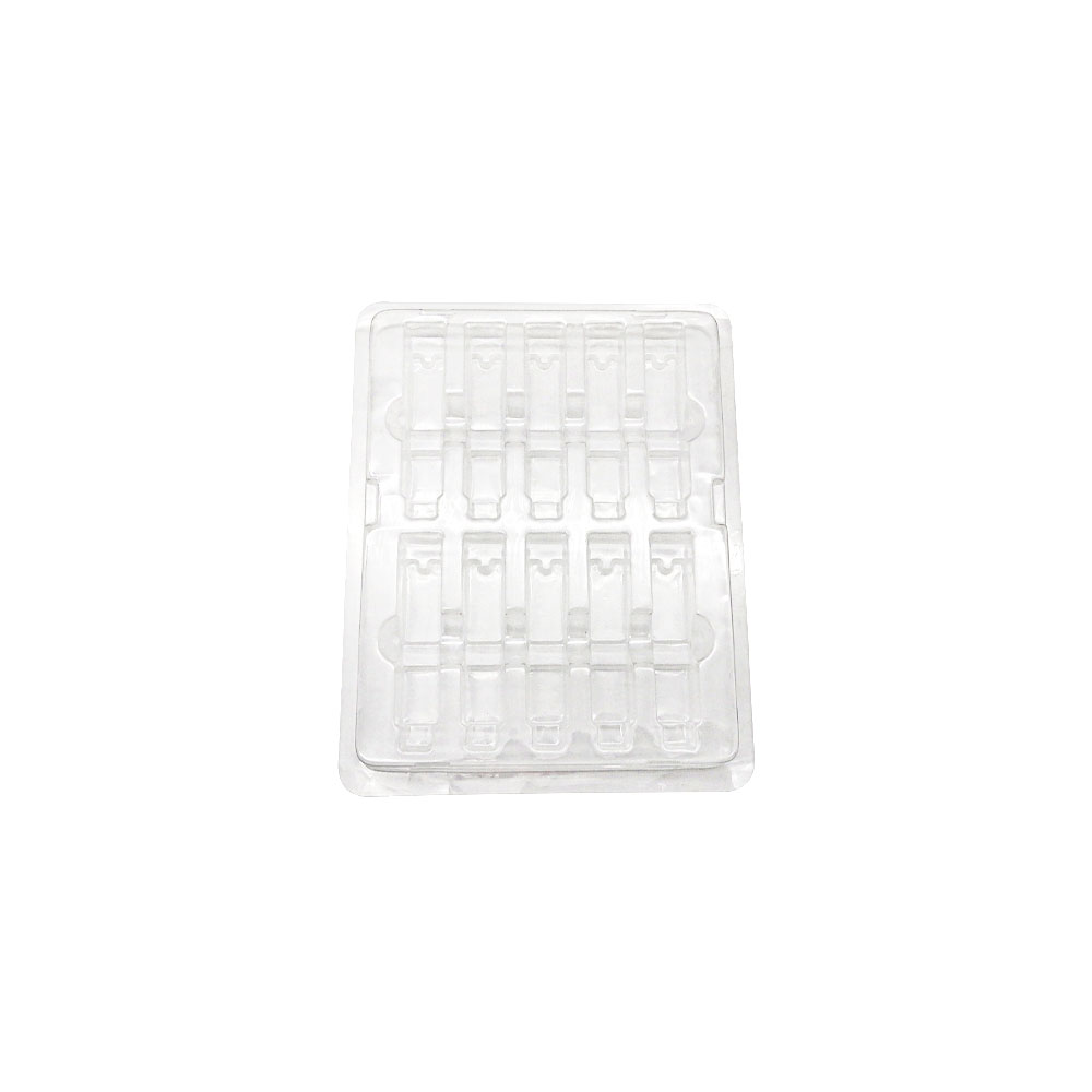 Custom electronic clear plastic blister tray with lid