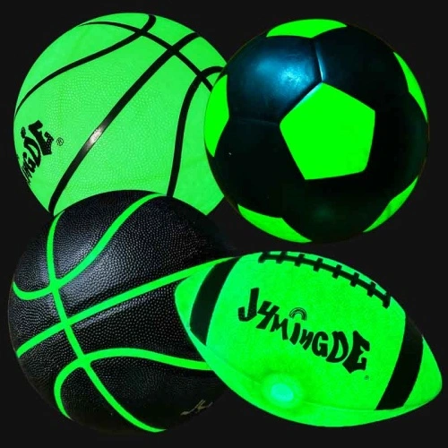 28.5 led glow in the dark basketball