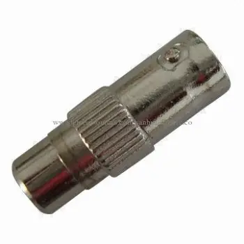 BNC female to RCA female connector, RoHS Directive-compliant