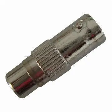BNC female to RCA female connector, RoHS Directive-compliant