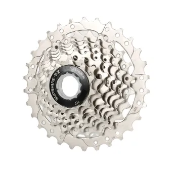 Sunshine Cassette Road Bike Flywheel: 8-Speed 11-23 Tooth Bicycle BMX Cassette