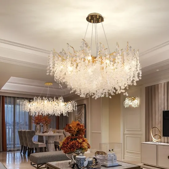 Modern Luxury Gold Branch Chandelier for Postmodern Fancy Rooms