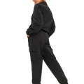 Dam Stretch Black Casual Cargo Pants Skräddarsy