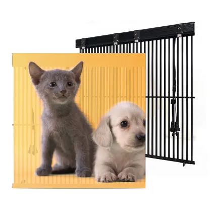 Media Facade LED Building Curtain Screens for Outdoor Advertising