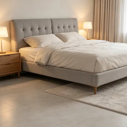 Matte Finish Soft Light Marble Tiles