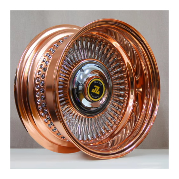 Jiangzao 2024 Nouveau acier rose or chrome Chrome Wheels roues jantes