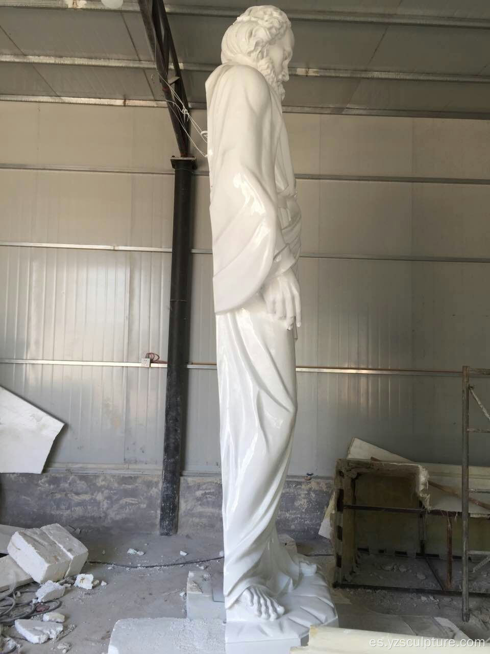 Inventario de gran fibra de vidrio Jesús con estatua de bebé