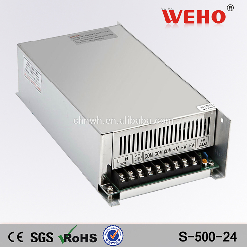 ac to dc 24v 500w single output ac dc switch power supplies