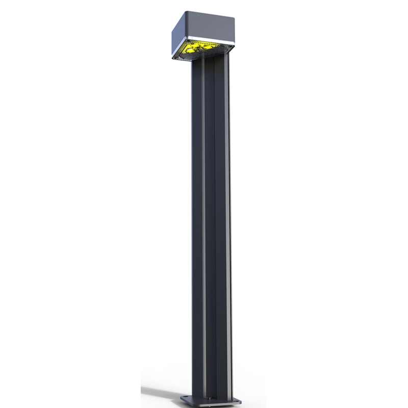 2000mAh Lithum Battery Aluminum Alloy Solar Bollard Light