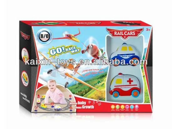 10169631 CE Approval Train Set with light & music policeman car & ambulance