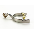 Decorative Horse Spur With Brass Rowel & Buttons