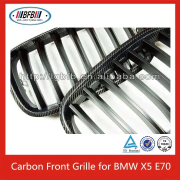 Good Quality CARBON Front Grill for BMW X5 E70 Plastic Front Grill For BMW
