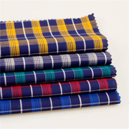 100%Cotton Yarn Dyed Plaid Petticoats Fabric